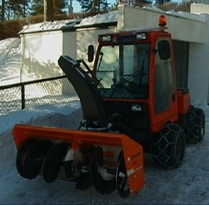 En Ariens og en Honda